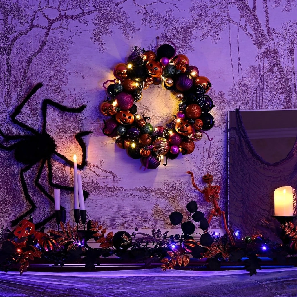Halloween Decor - Halloween Wreath