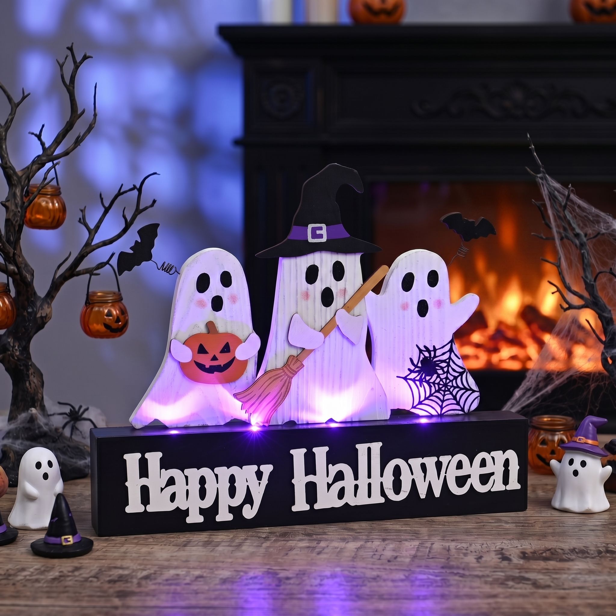 Halloween Decor - Halloween Wooden Decor