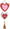 Valery Madelyn Valentines Day Decorations, Valentines Wall Decor, Heart Decor, Wooden Wreath for Front Door, Romantic Decorations for Home Galentines Day Proposal Wedding Anniversary, 18 inch
